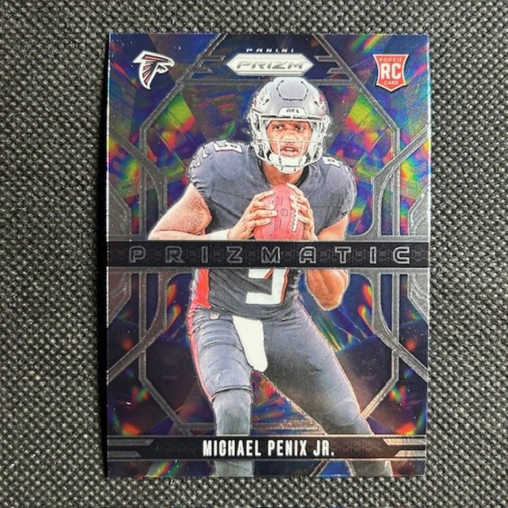 MICHAEL PENIX JR. 2024 Panini Prizm Football Prizmatic Rookie RC #10 Falcons